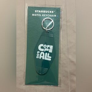 Starbucks Green 'Coffee For All' Motel Keychain Spring 2026